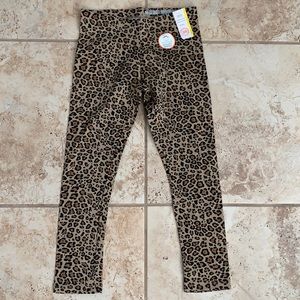 Girls leopard print leggings